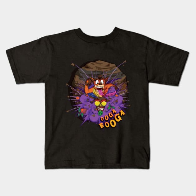 Ooga Booga Kids T-Shirt by Alicorns_and_Devilhorns